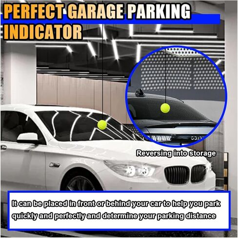 قطعتان من كرة مساعدة ركن السيارة في المرآب، نظام دليل كرة ركن السيارة، كرة مساعدة في ركن السيارة قابلة للسحب، مساعد ركن السيارة مع حل مساعدة مستشعر الكرة، سدادة سيارة مثالية للمركبات in Kuwait