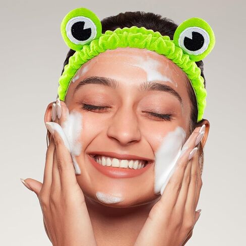 4pcs على الوجه غسل عصابة لطيف ، عصابة سبا ناعمة لغسل الوجه ، مرنة المرن مرنة السلطعون السلطعون فرقة الرأس ، وعصابات الكرتون مكياج ملحقات الشعر الإبداعية للسبا ، والعناية بالبشرة ، والمكياج in Saudi Arabia