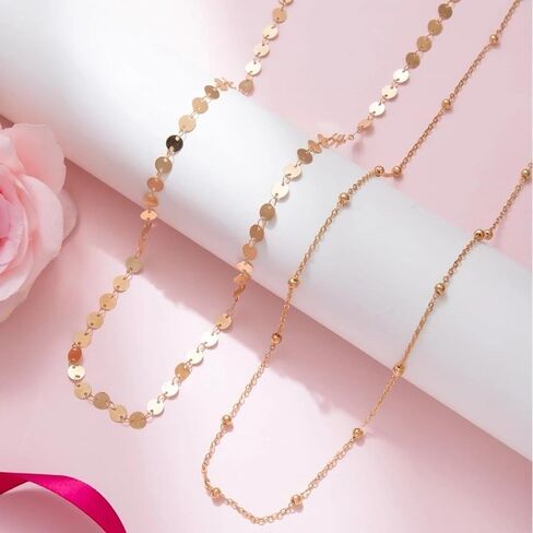 Gold Double Layer Waist Chains for Women Gold Waist Beads Chain Belly Belt Body Chains Fine chain Adjustable Sexy Beach Bikini Body Jewelry in Saudi Arabia