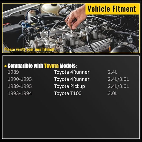 53-2776 BAKE BAKE BOYSER BOWER FACKEMENT مع Toyota 4Runner 1989-1995 بيك آب 1989-1995 T100 1993-1994 L4 2.4L V6 3.0L 4461004030 in Saudi Arabia
