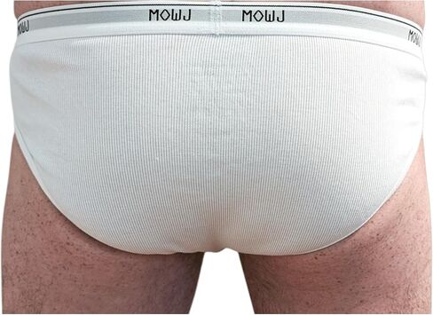 Classic Men's Briefs Ultra Soft Stretch Ribbed Cotton Fabric | 3 Pack | Comfortable Fit with Contour Pouch | No Fly in Saudi Arabia