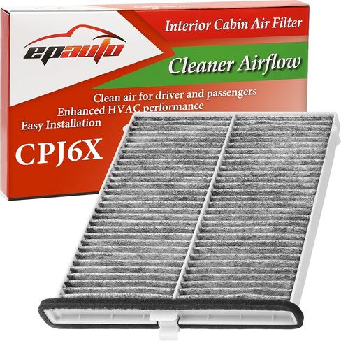 EPAuto CPJ6X (KD45-61-J6X) Cabin Air Filter includes Activated Carbon Replacement for Mazda 3 (2014-2018), Mazda 6 (2014-2021), CX-5 (2013-2021), 2 Packs in Saudi Arabia
