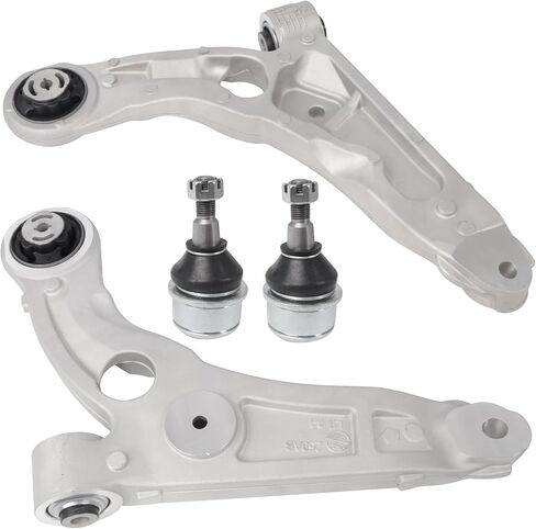 4pcs مجموعة التعليق الذراع الأمامي السفلي ومفصل الكرة متوافق مع 2014 2015 2016 2017 2018 Jeep Cherokee استبدال #K643179 K643180 K500287 in Saudi Arabia