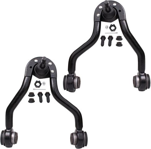محور ديترويت - أذرع التحكم العلوية الأمامية لـ 4WD CHEVY GMC K1500 K2500 Suburban Tahoe Yukon Safari Astro Blazer Cadillac Escalade 2PC Apply Control Arm in Saudi Arabia