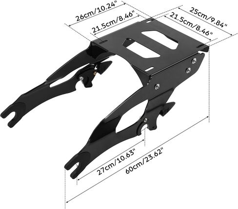 TCT-MOTORPARTS Rear Tour Pack Trunk Mount Luggage Rack Fit For Indian Chieftain Dark Horse 2016-2024 in Saudi Arabia
