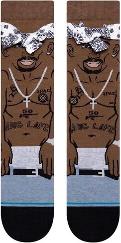Stance Tupac قام بإحياء LG الأسود (حذاء الرجال الأمريكي 9-13) in Saudi Arabia