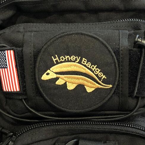 HB4010 Honey Badger Pottored Patch 3 1/4؟ جولة مع دعم خطاف الفيلكرو in Saudi Arabia