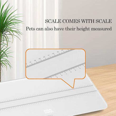 Digital Pet Scale for Small-Medium Dogs/Large Cat, Measuring Range: 0.45lbs-220lbs, Not Suitable for Large Dogs in Saudi Arabia