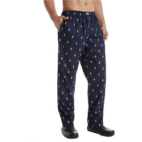 Polo Ralph Lauren Men's Tall Man مطبوع Polo Pajama Pant ، Ry28rt ، Navy/Cream ، 4xlt in Kuwait