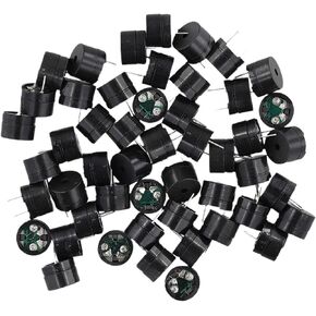 50PCS Universal Passive Buzzer Electromagnetic Impedance 16 Ohms Electromagnetic Buzzer AC/2KHz 3V 5V 9V 12V Resistance Speaker in Saudi Arabia