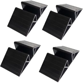 أقدام داعمة لبوابة الكلاب الأليفة مكونة من 6 قطع - تجهيزات تقوية سياج مثلث، لوحة سياج لبوابة الكلاب قائمة بذاتها من البلاستيك، مناسبة لتكوين بوابات الكلاب وأسوار الكلاب (أسود) (6) in Kuwait