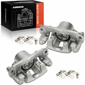 A-Premium Disc Brake Caliper Assembly with Bracket Compatible with Honda Big Red 700 2009 2010 2011 2012 2013 - Front Driver and Passenger Side in Kuwait