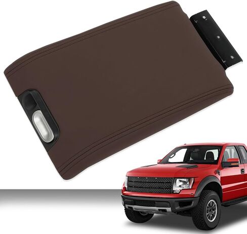 غطاء غطاء ذراع وحدة التحكم في Cheda New Center ، متوافق مع Ford F-150 2009-2014/Lincoln Mark LT 2010-2014 Black in Saudi Arabia