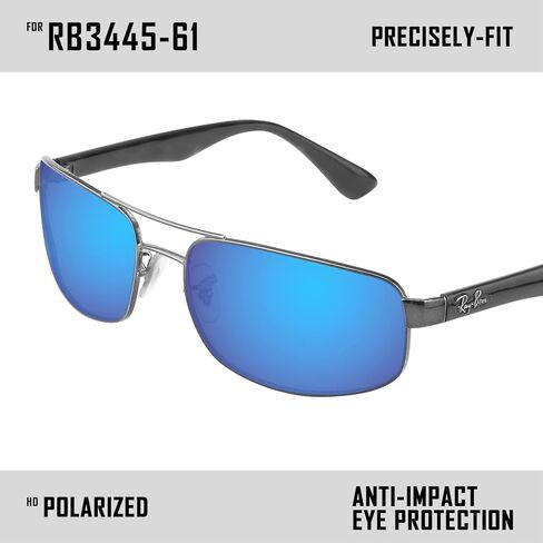 العدسات البديلة المستقطبة ل Ray -Ban RB3445 61mms Sunglass Ocean Blue - مستقطب in Saudi Arabia