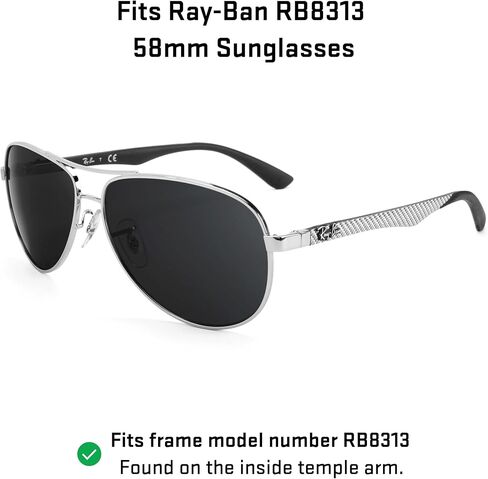 Revant Replacement Lenses for Ray-Ban RB8313 58mm in Kuwait