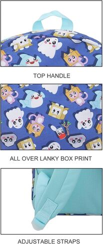 Lanky Box Character All-Over Print 16" Kid's Backpack For School And Travel in Saudi Arabia