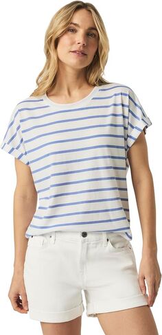 Splendid Women's Skye Short-Sleeve Stripe Tee Shirt in Saudi Arabia