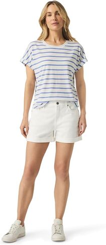 Splendid Women's Skye Short-Sleeve Stripe Tee Shirt in Saudi Arabia