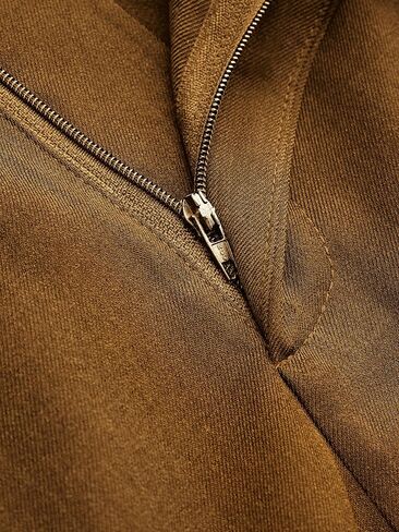 CIDER High Waist Solid Tapered Trousers with Belt in Saudi Arabia