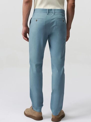 Men's Straight Fit Casual Pants 32" Inseam 173GSM Comfort Flat Front Water Repellent UPF 50 in Saudi Arabia