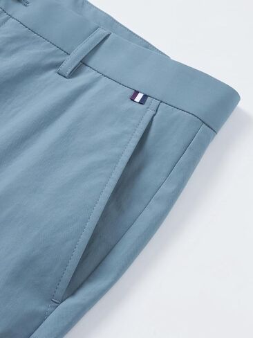Men's Straight Fit Casual Pants 32" Inseam 173GSM Comfort Flat Front Water Repellent UPF 50 in Saudi Arabia