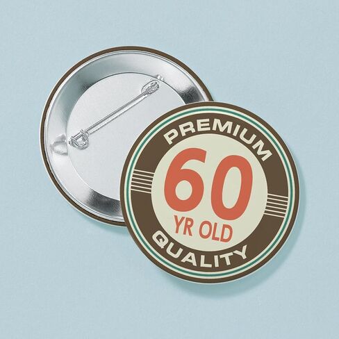 Cafepress 60th Birthday Vintage 2.25 Button 2.25 " in Saudi Arabia