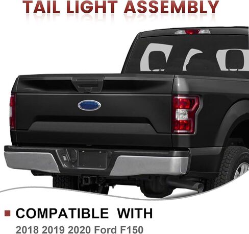 Tail Lights Assembly Compatible with 2018 2019 2020 Ford F-150 F150, Rear Light Taillights Replacement # JL3Z-13404-H JL3Z-13405-H in Saudi Arabia