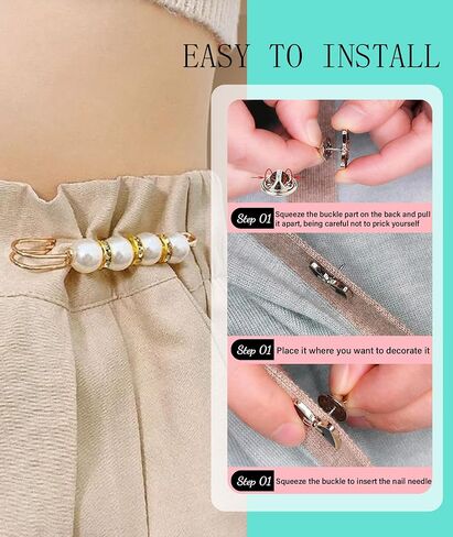 65 PCS DIY سحر للجوارب - دبابيس الأمان ودبابيس للنساء ، وملحقات سحر الراينستون غير المرغوب فيها لأحلات الأحذية ملابس in Kuwait