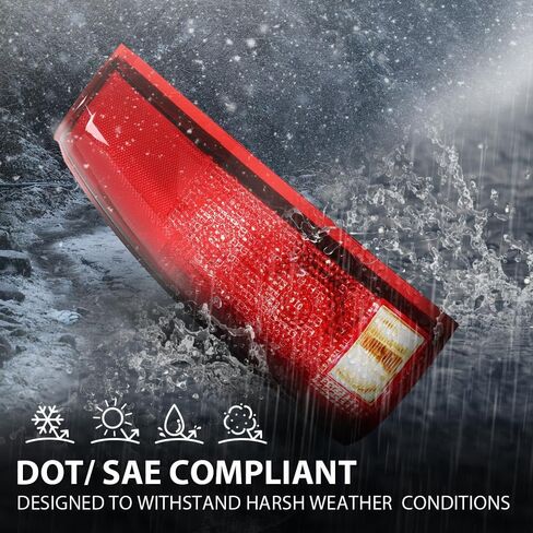 G-Plus Tail Light Light مصباح متوافق مع Chevy Silverado 1500 2019-2023 ، Fit Silverado 2500HD 3500HD 2020-2023 ، نوع الهالوجين فقط ، لا يناسب مع مصنع LED Light ، Left Luces Traserasasmbly. in Kuwait