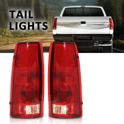 G-Plus Tail Light Light مصباح متوافق مع Chevy Silverado 1500 2019-2023 ، Fit Silverado 2500HD 3500HD 2020-2023 ، نوع الهالوجين فقط ، لا يناسب مع مصنع LED Light ، Left Luces Traserasasmbly. in Kuwait