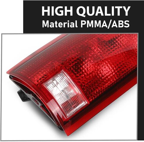G-Plus Tail Light Light مصباح متوافق مع Chevy Silverado 1500 2019-2023 ، Fit Silverado 2500HD 3500HD 2020-2023 ، نوع الهالوجين فقط ، لا يناسب مع مصنع LED Light ، Left Luces Traserasasmbly. in Kuwait