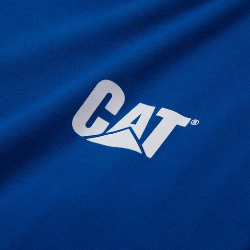 لافتة العلامات التجارية Caterpillar طالبة الأكمام القمصان للرجال مع حلقة إدارة الأسلاك الخلفية للرقبة وشعار Cat Workwear in Saudi Arabia