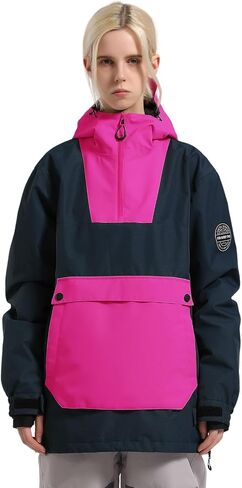 Womens Mens Ski Jackets Snowboard Coats Waterproof Windproof Pullover Jacket for Women Skiing Snowboarding Sports in Saudi Arabia