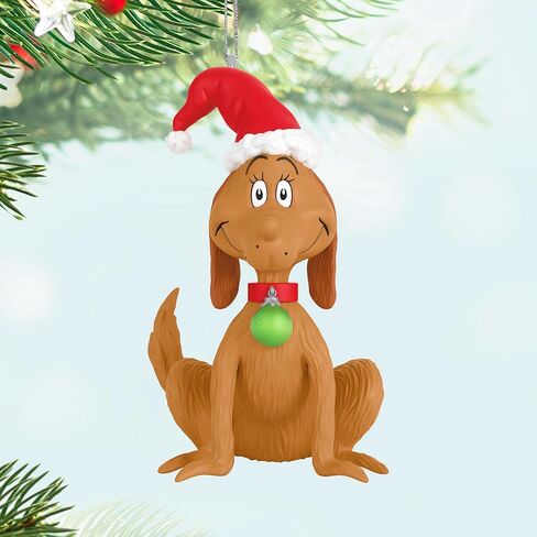Hallmark Hallmark 1.25 "Mini Christmas Ornament 2025 ، Dr. Seuss's How the Grinch Stole Christmas! Merry Max ، Hishafm Movie Gifts in Saudi Arabia