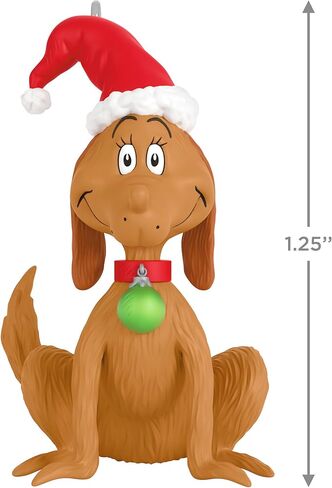 Hallmark Hallmark 1.25 "Mini Christmas Ornament 2025 ، Dr. Seuss's How the Grinch Stole Christmas! Merry Max ، Hishafm Movie Gifts in Saudi Arabia