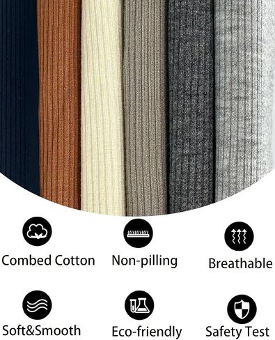 Slouchy Beanie Hats for Women & Men -Ultra-Soft Cotton Knit Cuffed Skull Cap Fashion Style Hipster Lightweight Daily Hat in Saudi Arabia