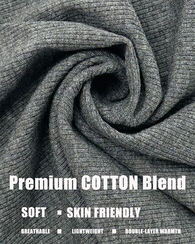 Slouchy Beanie Hats for Women & Men -Ultra-Soft Cotton Knit Cuffed Skull Cap Fashion Style Hipster Lightweight Daily Hat in Saudi Arabia