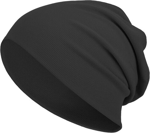 Slouchy Beanie Hats for Women & Men -Ultra-Soft Cotton Knit Cuffed Skull Cap Fashion Style Hipster Lightweight Daily Hat in Saudi Arabia