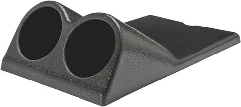 Glowshift Black Dual Console Floor Gauge Pod متوافق مع Buick Grand National G Body 1985-1987 - ABS Plastic - Mounts (2) 2-1/16 "(52 مم) إلى وحدة التحكم في السيارة in Saudi Arabia