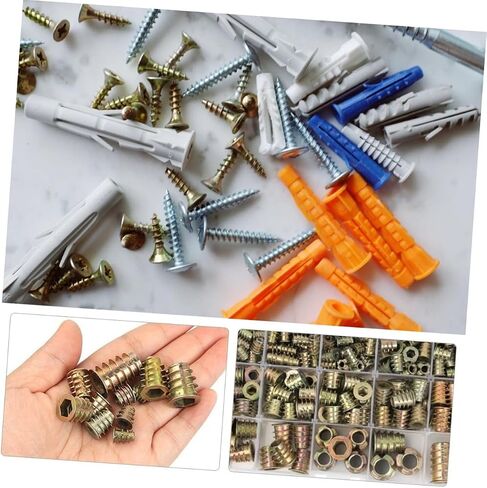 Gleavi 70pcs زنك مطلي بالزنك موصل الموصل الموصل الطقم للأثاث للأثاث سهلة التثبيت ومتين لكراسي خزائن وألواح الأمامية in Saudi Arabia