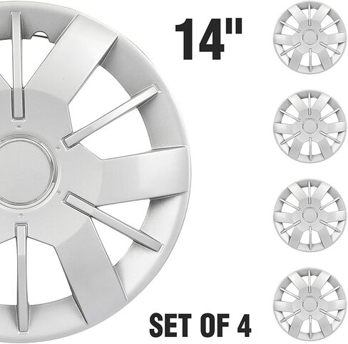 تغطي عجلة ECCPP SNAP على شاحنة السيارة 14 بوصة شاحنة SUV CAP PREMIM 14 "حافة العجلات محرك Hubcaps ل Toyota لنيسان من أجل Mazda in Saudi Arabia