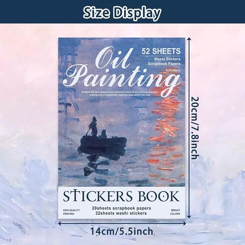 40 Sheets Flower Stickers - Waterproof Scrapbook Sticker & Junk Journal Supplies, Spring Nature Stickers for Adults DIY Crafts, Bullet Journal Accessories in Saudi Arabia