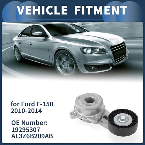حزام توتر محرك حزام موتر تجميع فورد E-350 Super Duty 2017-2019 6.2L V8 Flex No.19295307 Metal 1 PC in Saudi Arabia