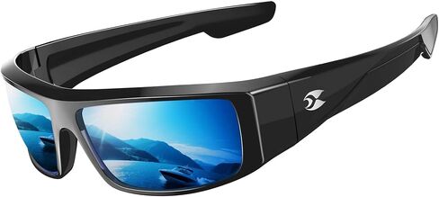 suoso Polarized Sports Sunglasses for Men: UV400 Protection Wrap Around Women Sun Glasses for Fishing Golf Running in Saudi Arabia
