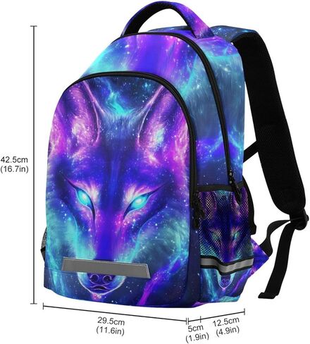 Blue Dragon Galaxy Glowing Backpack for Boys Girls Elementary School Bag Kids Travel Casual Rucksack Laptop Bookbag in Saudi Arabia