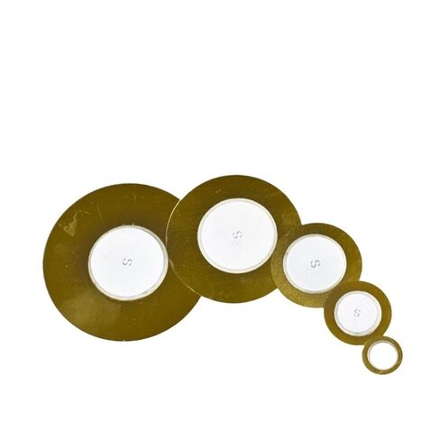 10pcs Piezo Elements Buzzer Sounder Sensor Trigger Drum Disc Copper Piezo Speaker 12MM 20MM 27MM 35MM 50MM Piezoelectric(10pcs 50MM) in Saudi Arabia