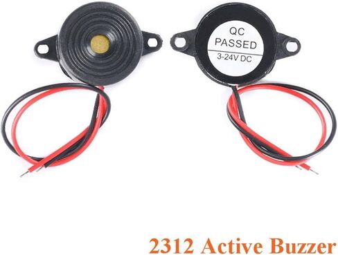 SFM-20B High Decibel Active Buzzer Alarm Speaker DC3-24V Continuous Sound Buzzer 2312 Piezoelectric Piezo Electronic in Saudi Arabia
