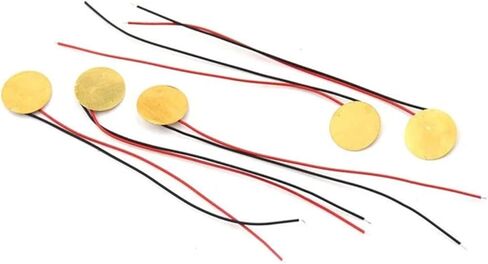 20PCS 15mm Piezoelectric Piezo Ceramic Wafer Plate Sounder Sensor with Wire Piezo buzzers in Saudi Arabia