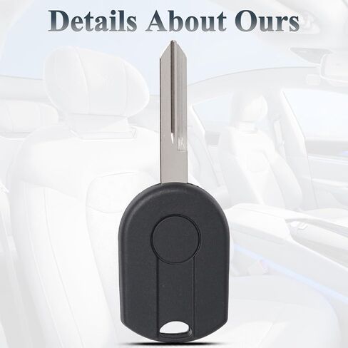 استبدال Cey Fob Shell Case لـ Ford F150 F250 F350 F450 F550 F650 F750 Flex Explorer Explorer Lincoln Navigator MKX 2011-2020 الإدخال غير المفتاح بعد بدء التشغيل 4 in Saudi Arabia
