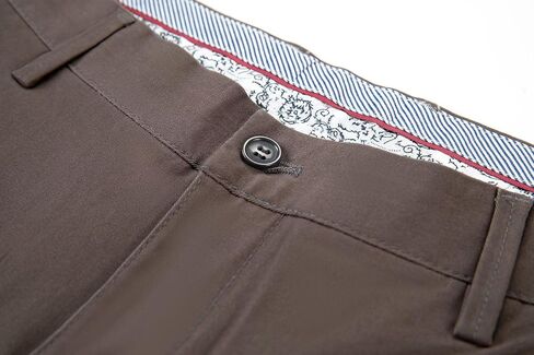 Mens Casual Pants Straight-Fit Lightweight Pants Men Outdoor Stretch Joggers Pants with Zipper Pockets in Saudi Arabia